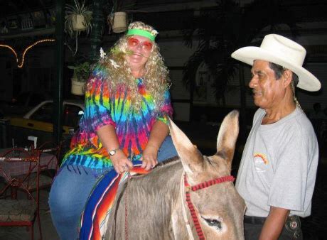 Edward tells a story about taking some people there, a donkey show, a couple of murde. . What is a mexican donkey show